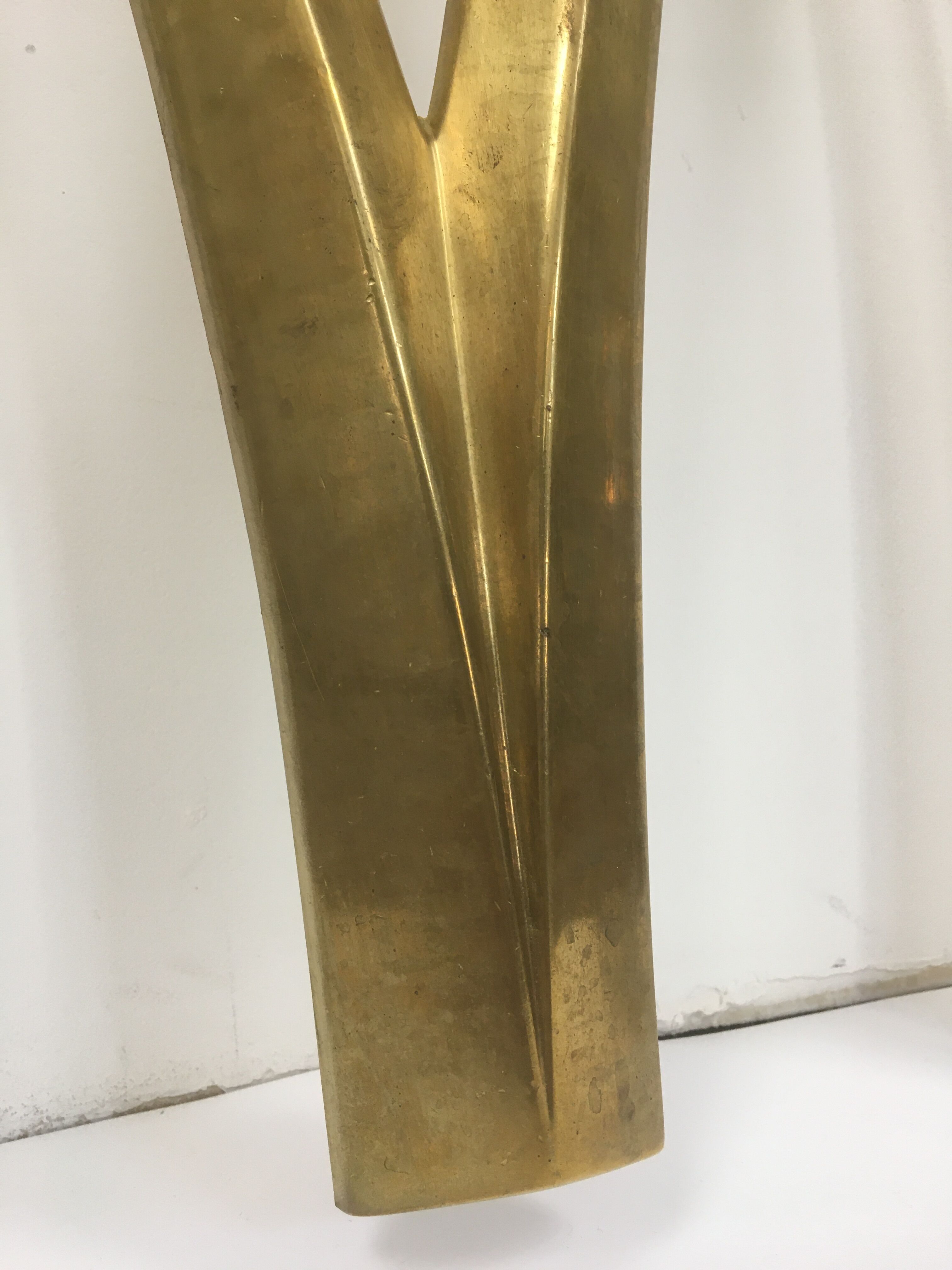 Former McDonald's brass sign 1980