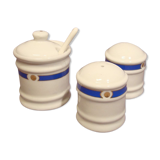 Salt and pepper salt shaker Porcelain Limoges Philippe deshoulieres