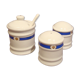 Salt and pepper salt shaker Porcelain Limoges Philippe deshoulieres