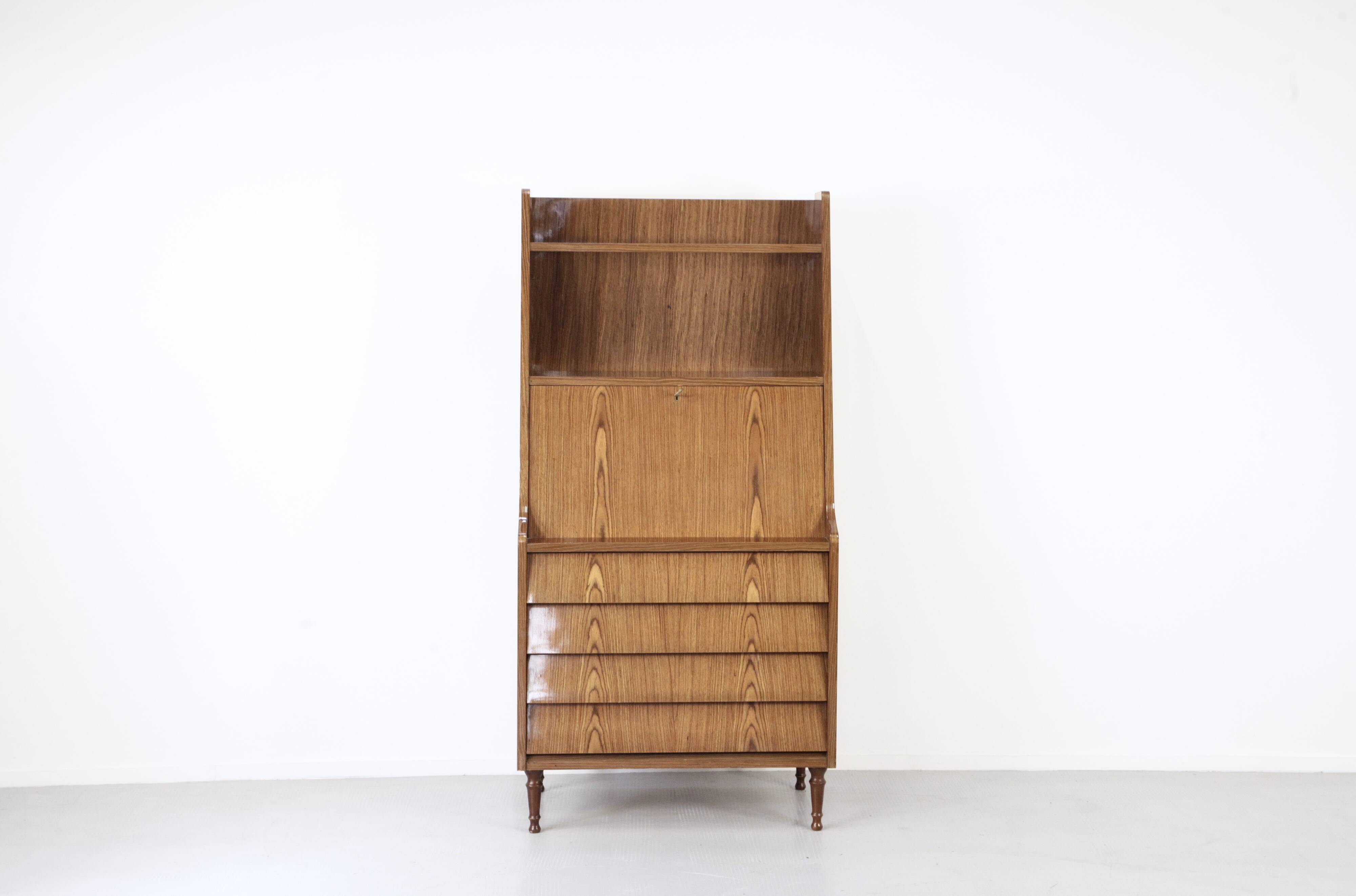 Midcentury italian bureau in teak
