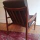 Fauteuil scandinave en teck 1960