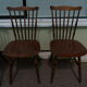 Lot of 4 bistro chairs Baumann - wood