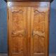 Louis XV wardrobe in solid walnut, 18th century.