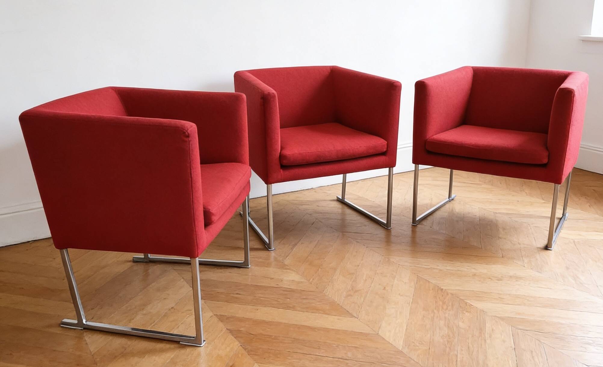 Set of 3 Solo armchairs, B&B Italia