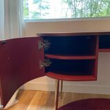 Walnut desk bordeaux