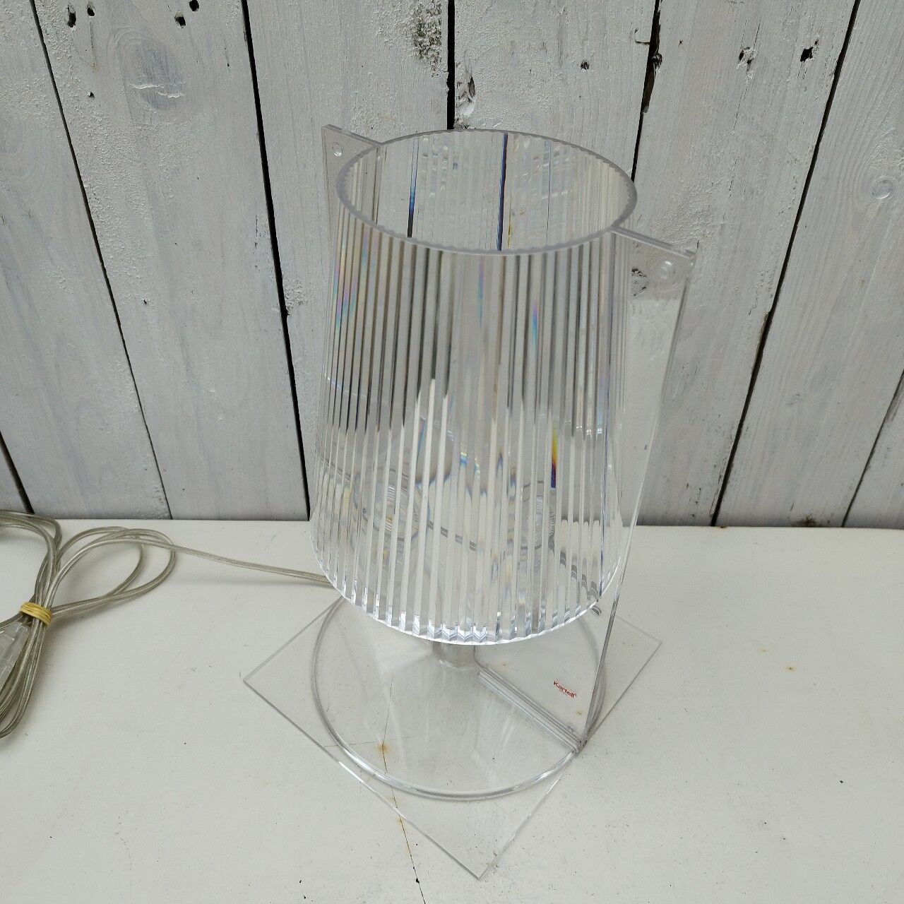 Table lamp Kartell model take, trendy design