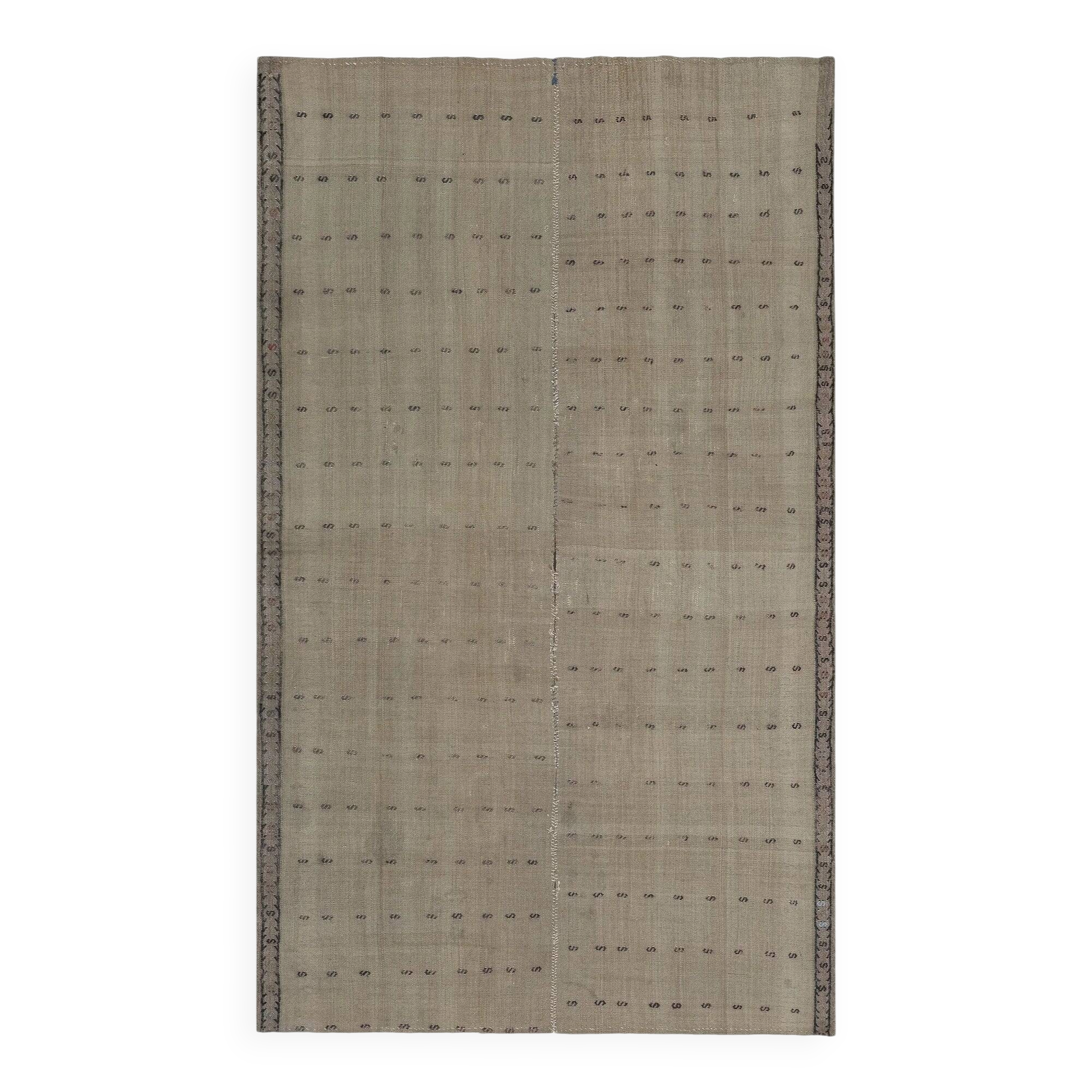Vintage Turkish kilim, handwoven, 140x240 cm.