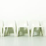 Set of 5 chairs model no BA 1171 designed by Helmut Bätzner for Bofinger, Germany 1960s