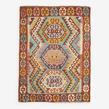 Kilim afghan pachtoune 131 x 98 cm