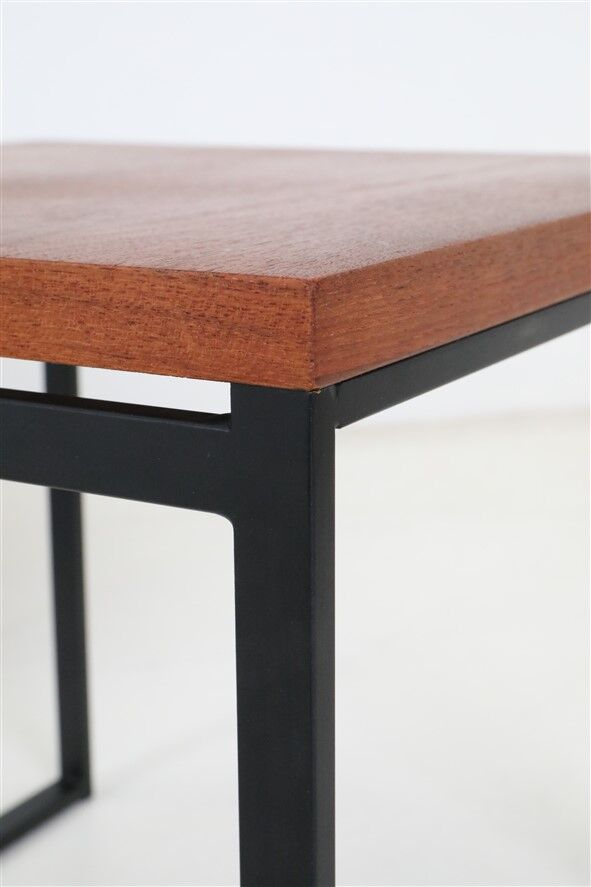 Table d'appoint en teck Rare Rego / Günter Renkel “Twen” / Design moderne du milieu du siècle / Années 1950 / Modernisme des années 1960