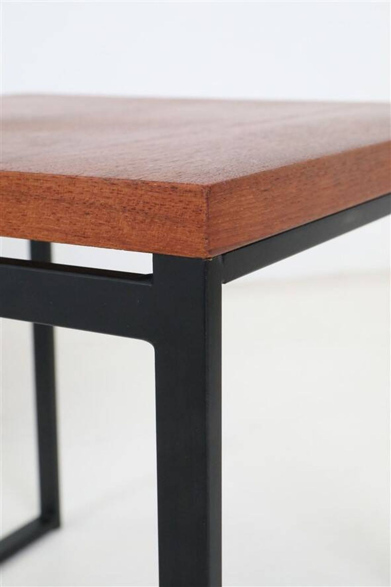 Rare Rego / Günter Renkel “Twen” teak side table / Mid-century modern design / 1950s / 1960s modernism
