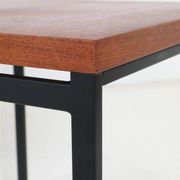 Rare Rego / Günter Renkel “Twen” teak side table / Mid-century modern design / 1950s / 1960s modernism