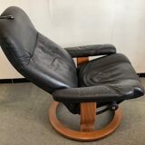 Stressless armchair in vintage black leather