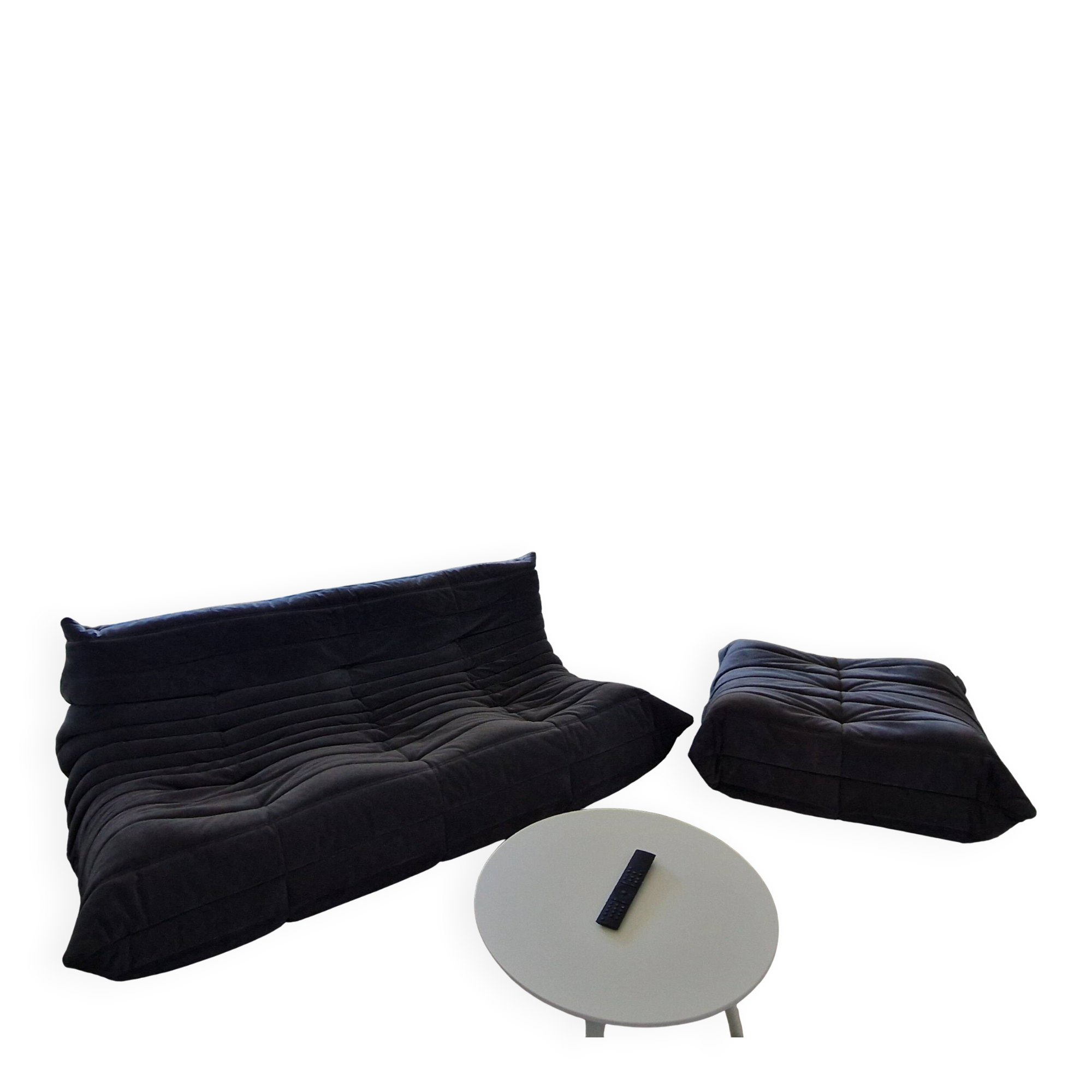 Canapé 3 places Togo et pouf
