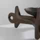 Unique vintage brutalist candlestick.