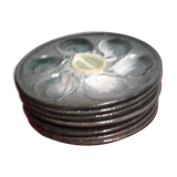 Six plates of oysters Saint Clement