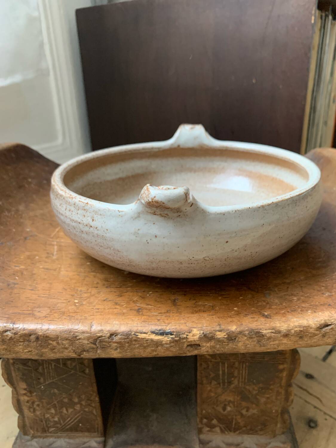 Voldemar Volkoff - Grey Ceramic Dish - Vallauris