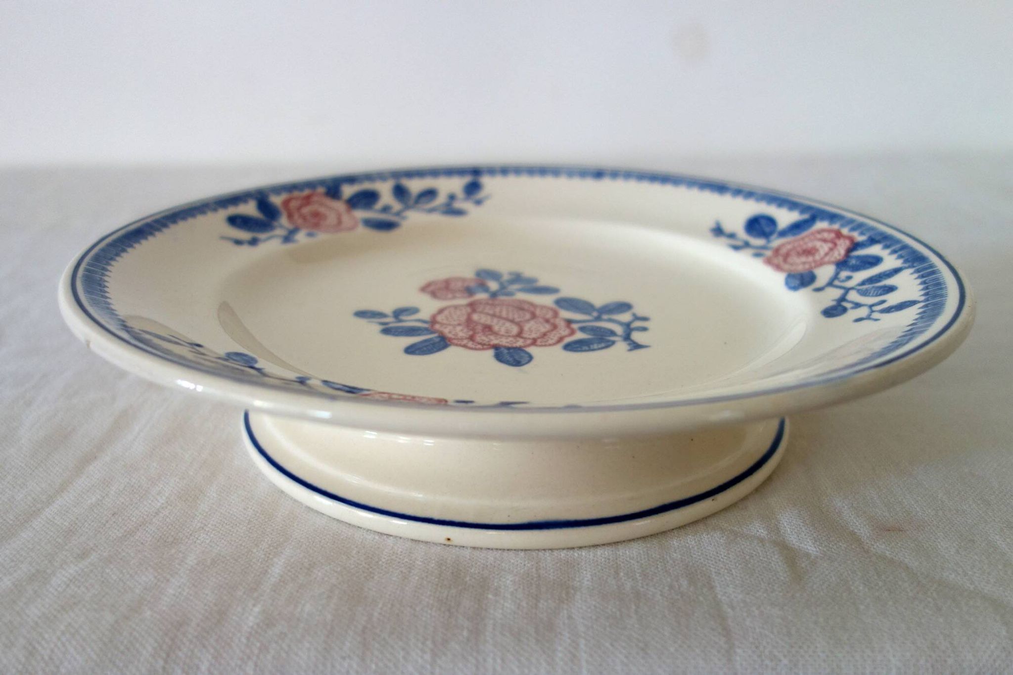 2 dessert dishes or compotiers Venice / Longwy