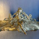 Large planter in gilded bronze Art nouvelles