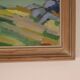 Huile sur toile suédoise originale du milieu du siècle – Österlen, Skåne
