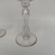 Pair of gilded Saint Louis crystal glasses, circa 1900.