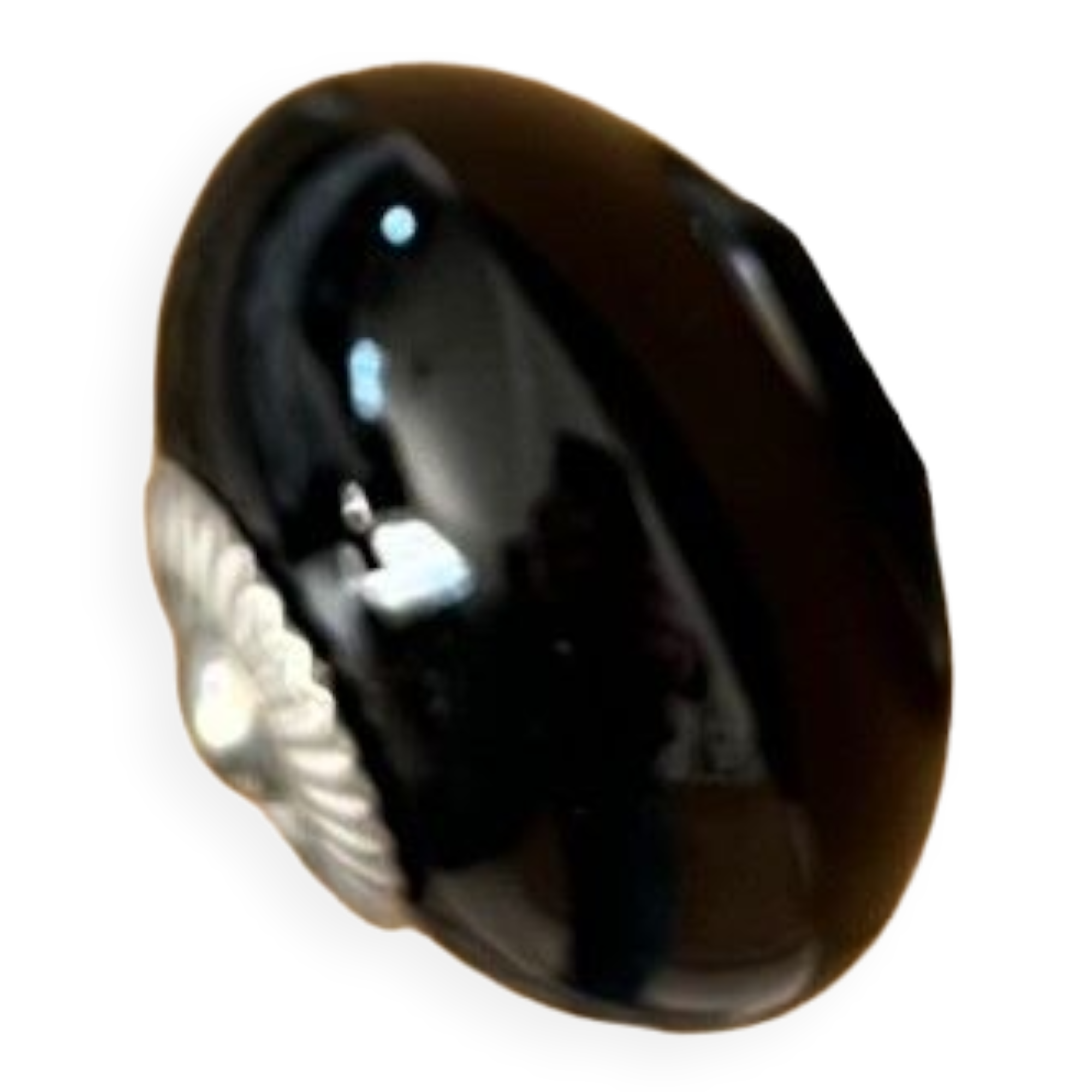 Furniture in raw wood and black marble