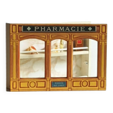 Vitrine étagère devanture de pharmacie ancienne