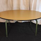Yellow formica coffee table 1970