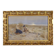 Italian painting watercolor seascape from the 20th century