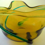 Art-new cut in stretched glass. Around 1900.