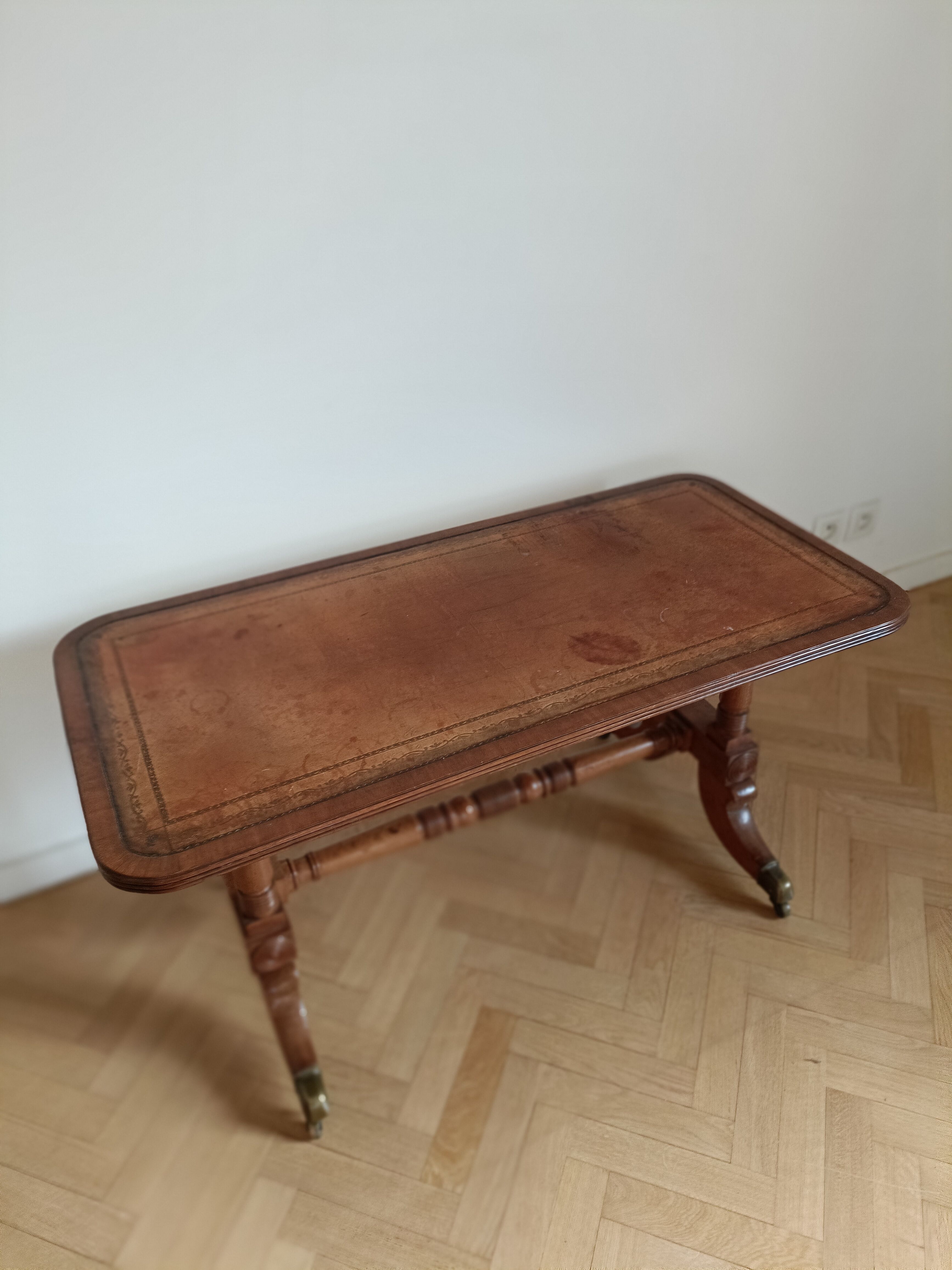 Mahogany English coffee table