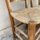 Two country straw chairs