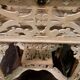 Rare antique wooden arch table, signed Amati, Turin, early 20th century Art Nouveau