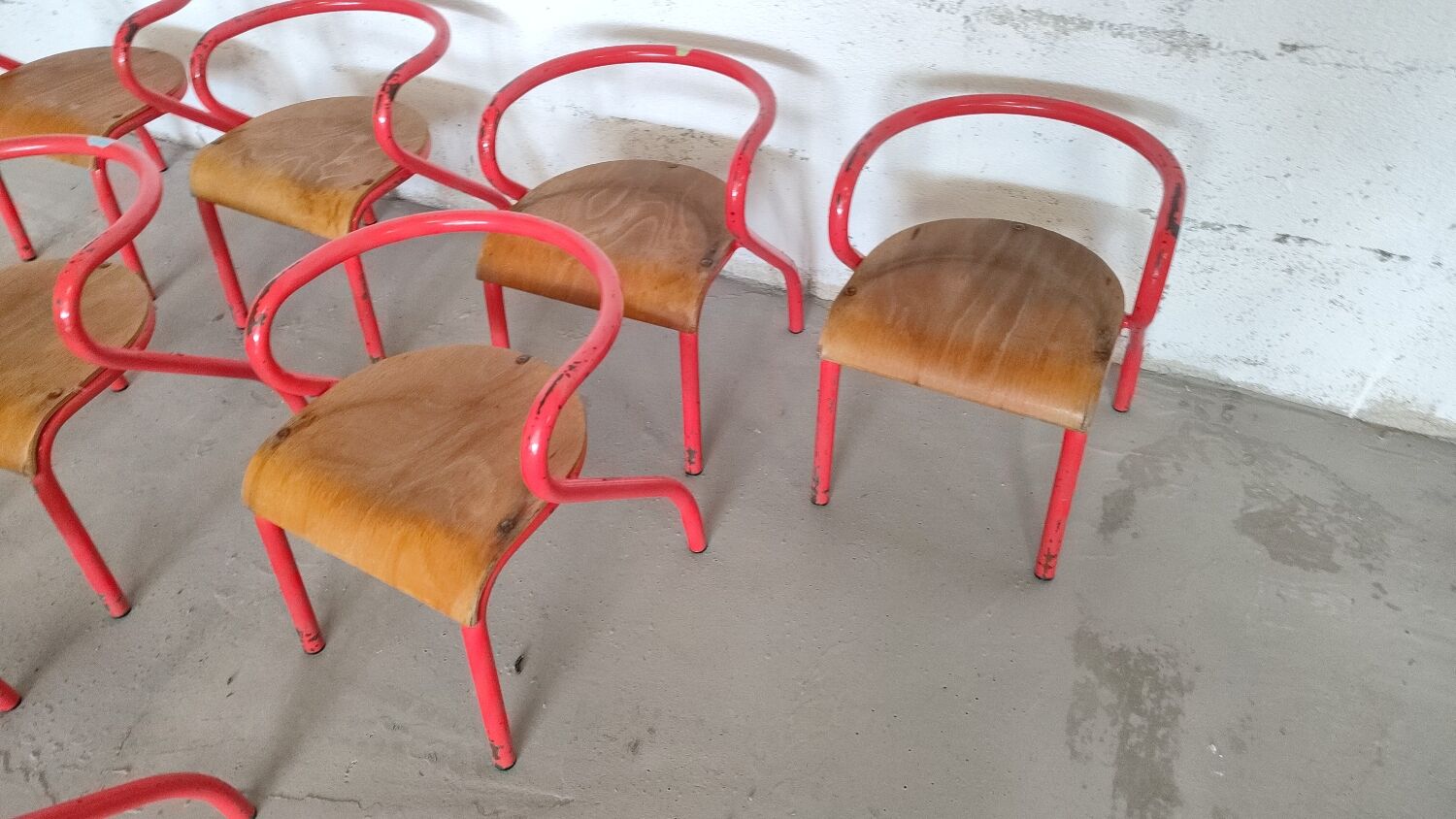 Chaise enfant Jacques Hitier vintage