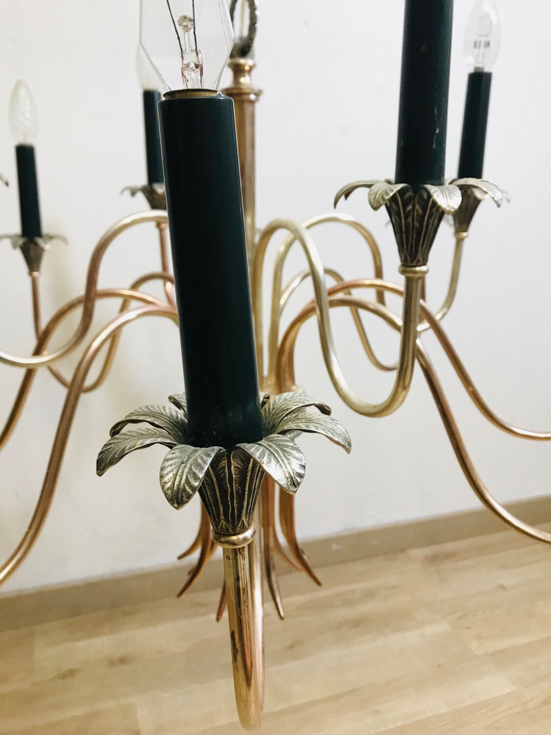 60s palm tree chandelier