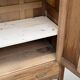 Art Deco bonnetière wardrobe from Paris in raw and solid oak.