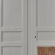 Pair of 19th-century cupboard doors and frame, woodwork