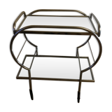 1970 design bauhaus vintage circular bar cart