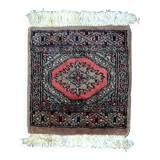 Tapis Vintage Bukhara en Laine, Années 1970, Élégance Artisanale