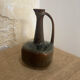 Vase soliflore en grès émaillé vintage, années 70