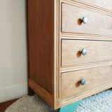 Dresser renovated oak compass feet