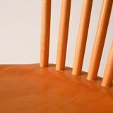Suite de 4 chaises de Carl Malmsten "Lilac Aland"