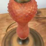 Kaelle lamp in glass paste and brass.