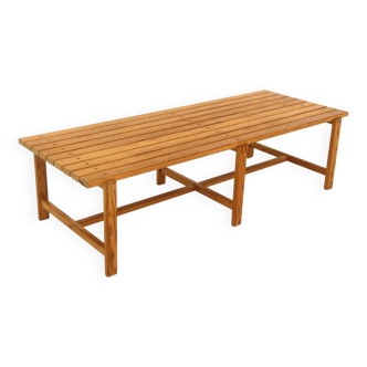 Scandinavian pine bench, Sweden, 1970