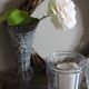 Vase sur pied Cimetière avec étain