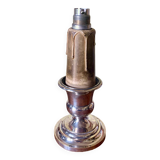 Silver metal lamp base