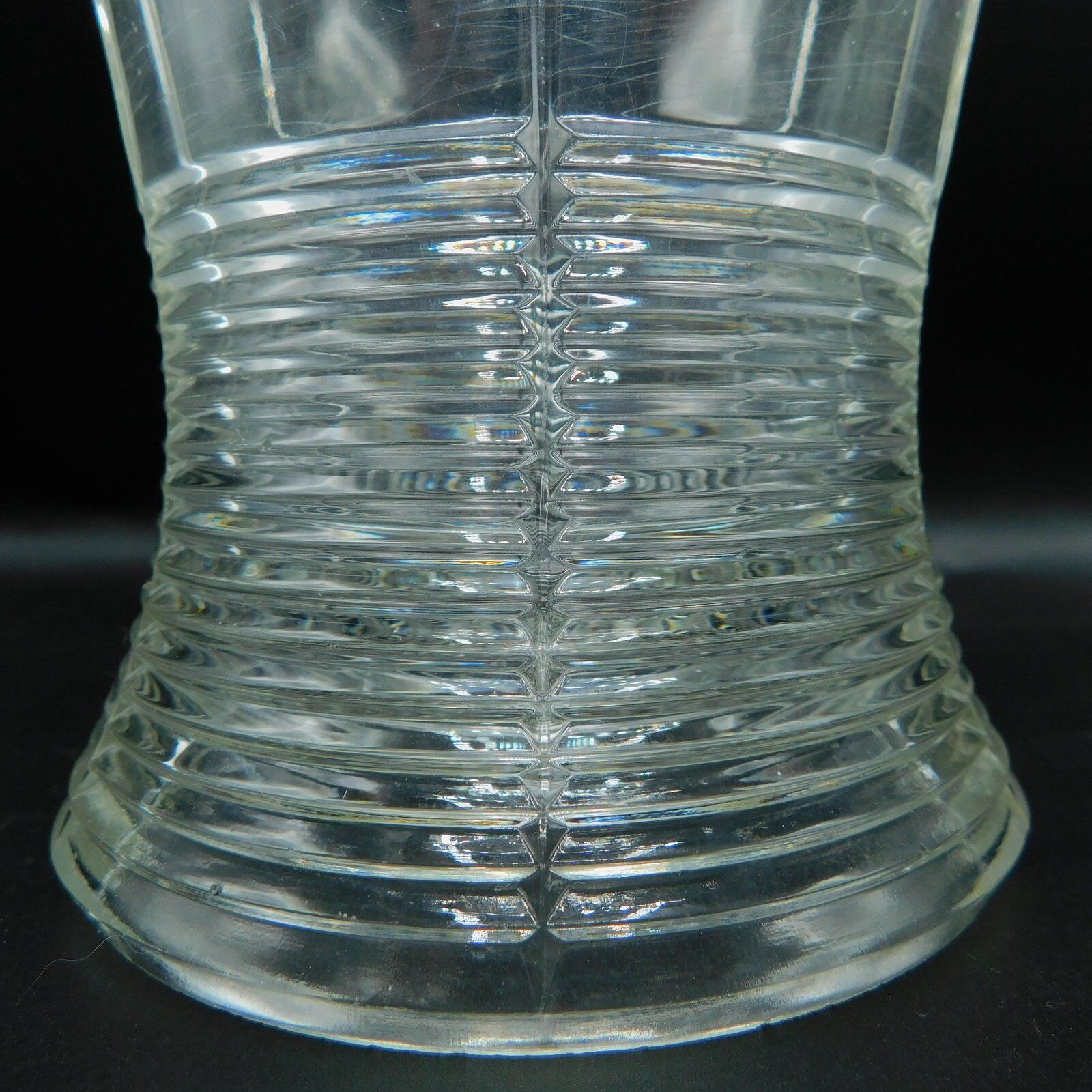 1930s crystal tulip vase