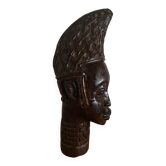 Sculpture buste Africain en bois