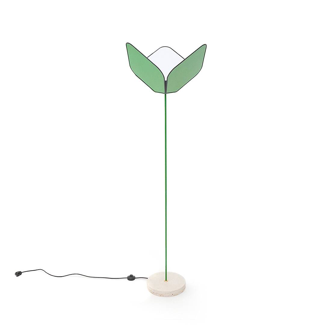“Trifoglio” floor lamp by Piero De Longhi for Ibis
