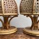 Pair of Italian rattan lamps
